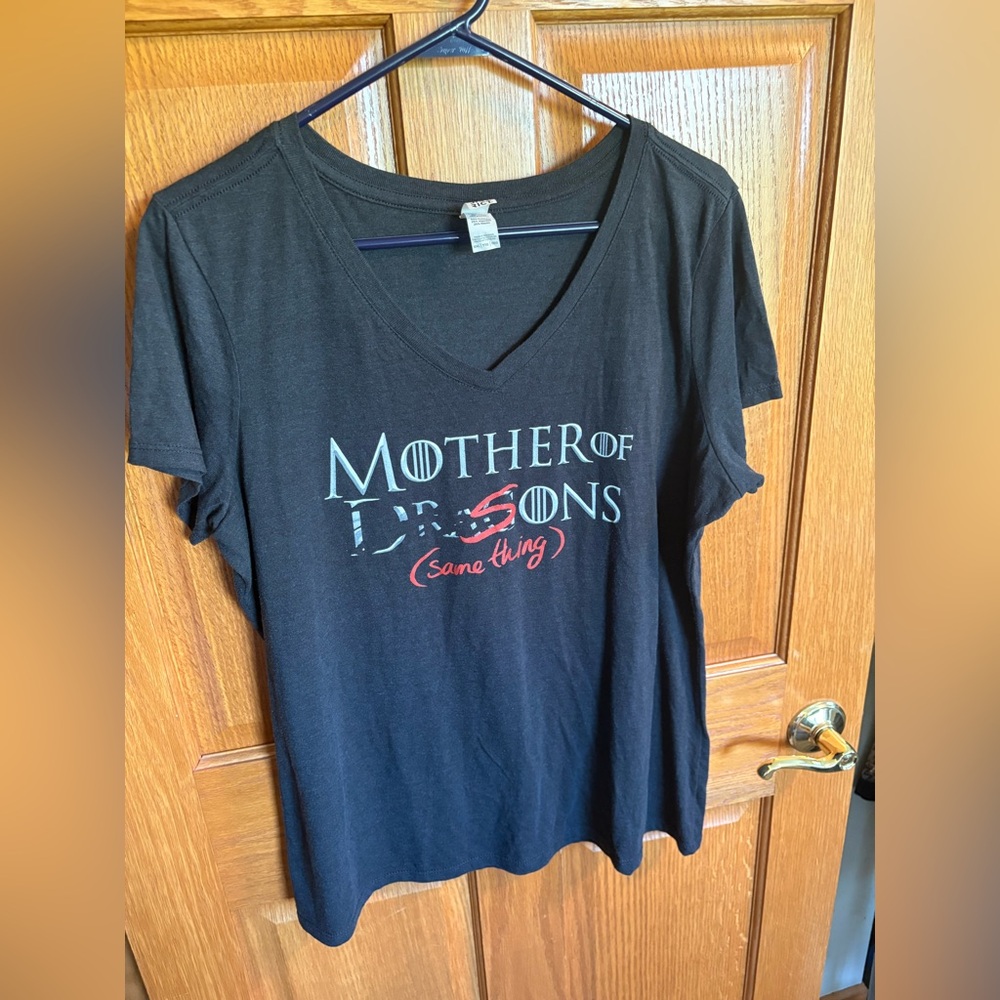 District V-Neck GOT Mother of Sons T-Shirt